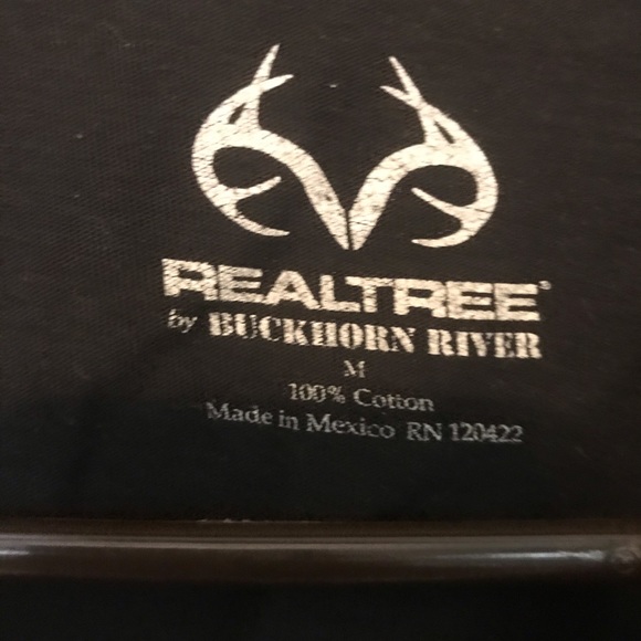 Real tree Barbwire Antler T-Shirt - Picture 2 of 2